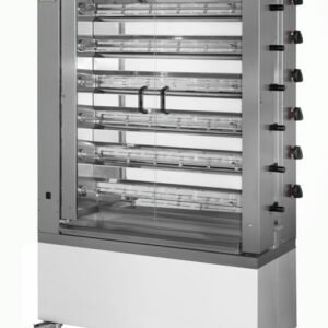 Chicken Rotisserie Gas Broiler Machine 6 Spits 36 Chicken MCM