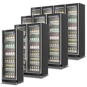 Commercial Glass Door Display Chiller - Multi Size Upright Fridge - Anka