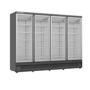 Commercial Upright Four Glass Door Chiller - Bover 250cm