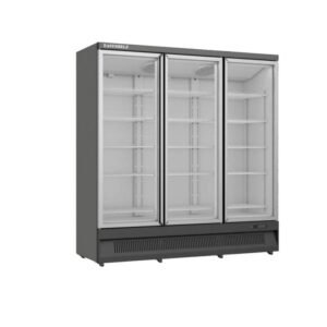 Commercial Upright Three Glass Door Chiller - Bover 188cm