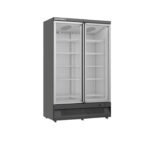 Commercial Upright Two Glass Door Chiller - Bover 125cm