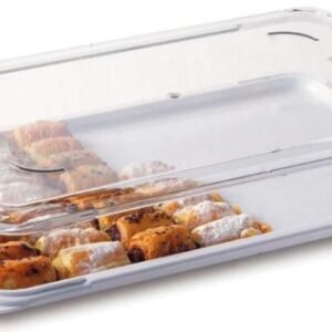 Styrene Acrylonitril White GN 1/1 Display Tray 530x325x36mm 2L