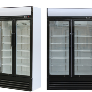 Double Glass Door Display Chiller Fridge Bale