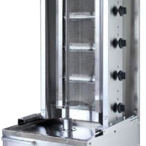 Easy-Cut 4 Burner Doner Kebab Machine With Electric Knife
