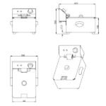 Single Electric Fryer 2500W 6L - Image 2