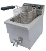 Single Electric Fryer With Tap 3000W 8L