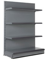 Wall Shelf 5 feet - 1.6m Base 370mm (15 inch) Top Shelves 300mm (1feet) shop shelving - Image 3