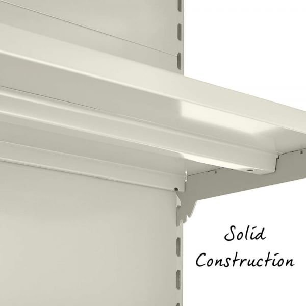 Wall Shelf 5 feet - 1.6m Base 370mm (15 inch) Top Shelves 300mm (1feet) shop shelving - Image 2