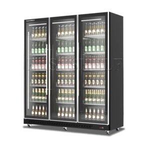 Three Glass Door Display Chiller- Anka 168cm - Hinge Door