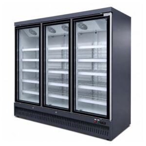 Three Glass Door Display Chiller- Kaya 205cm - Hinge Door
